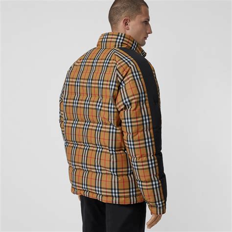 burberry men puff vest|burberry reversible jacket men's.